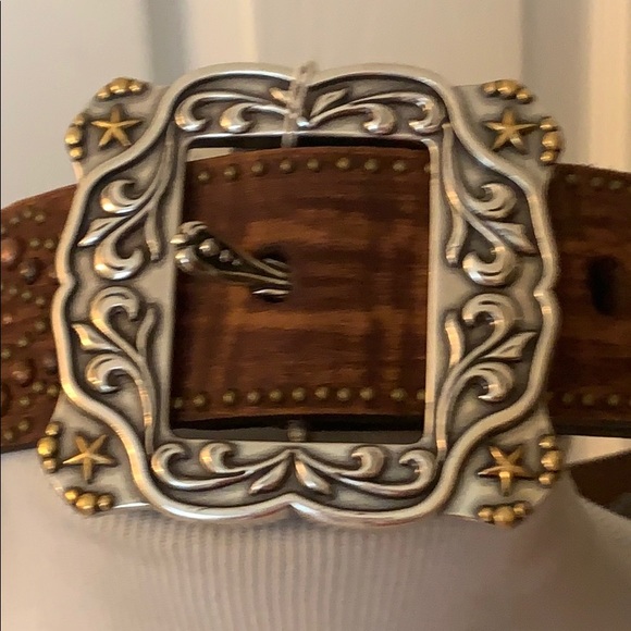 Brighton Accessories - NEW Western Brighton San Antone Brown Belt C20565